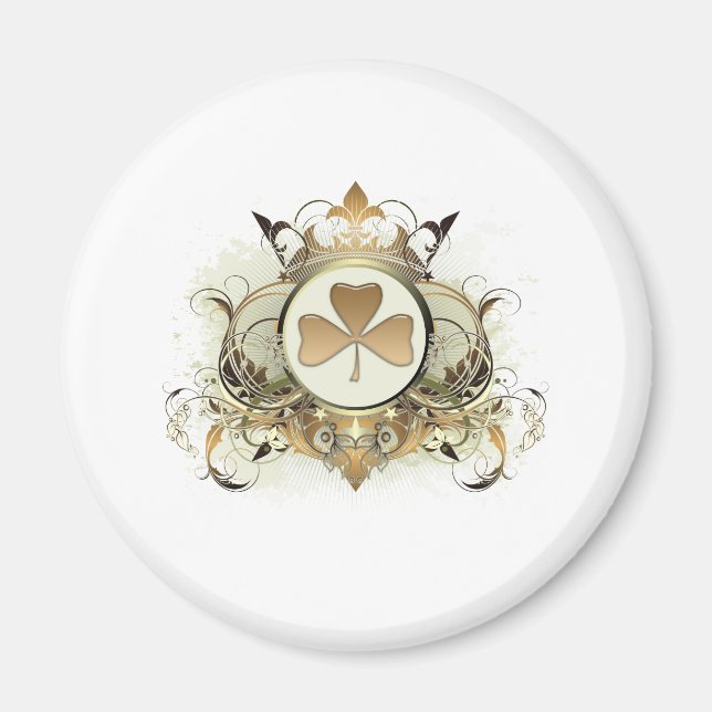 Snyggt Shamrock Magnet (Framsidan)