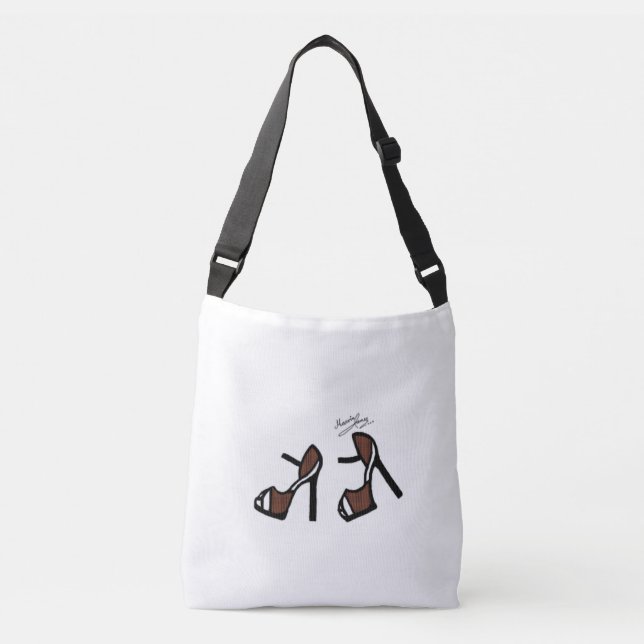 Snyggt Shoe Print - Cinnamon Play Axelväska (Framsida)