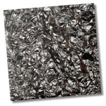 Snyggt Silver Metallic Foil Backsplash