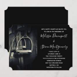 Snyggt Silver-stirups on English Riding Saddle Inbjudningar