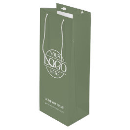 Snyggt Simple Sage Grönt Company Business Logotyp