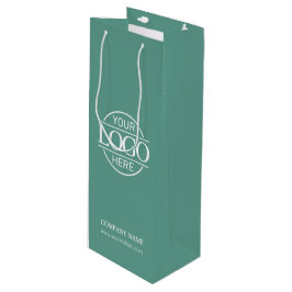 Snyggt Simple Teal Grönt Company Business Logotyp