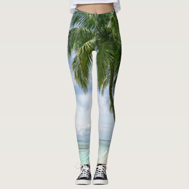 Snyggt Sjölandskap Leggings (Framsida)