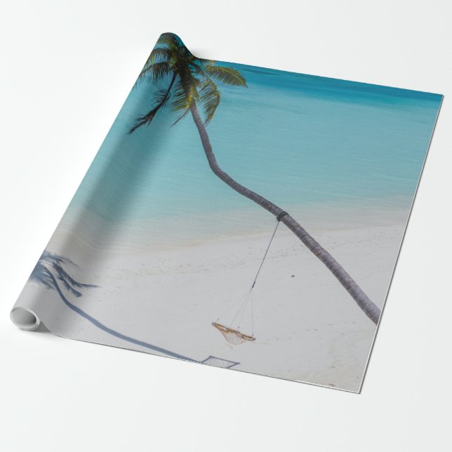 Snyggt Sjölandskap Presentpapper (Utrullad)