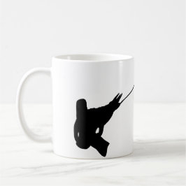 Snyggt skott! Jackson's Chameleon silhouette Kaffemugg