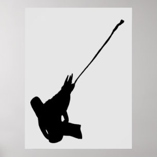 Snyggt skott! Jackson's Chameleon silhouette Poster