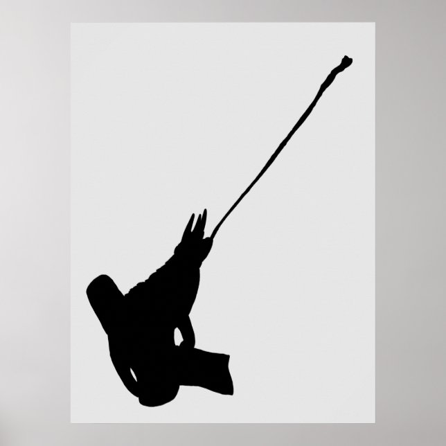 Snyggt skott! Jackson's Chameleon silhouette Poster (Framsidan)
