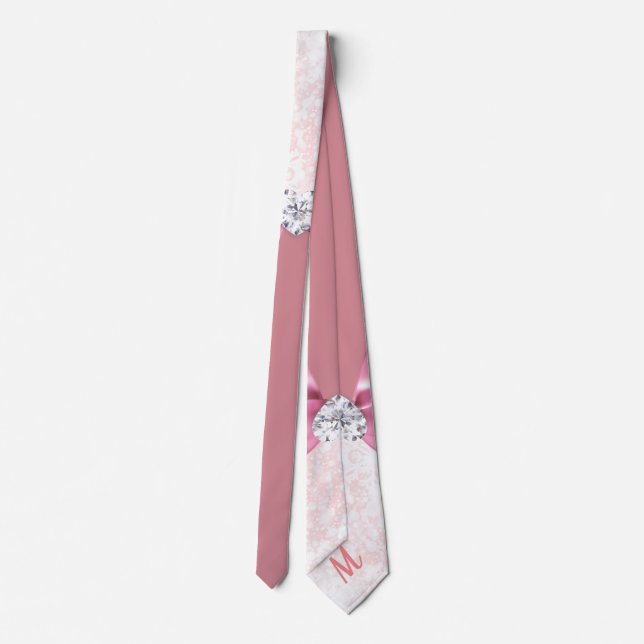 Snyggt Snowflake Ribbon Diamond Tie Slips (Baksida)