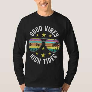 Snyggt solglasögon med goda Vibes höga skikt T Shirt