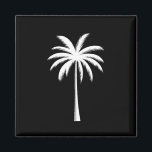 Snyggt sommarlov solnedgång strand palmer magnet<br><div class="desc">Snyggt sommarlov solnedgång strand palmer</div>