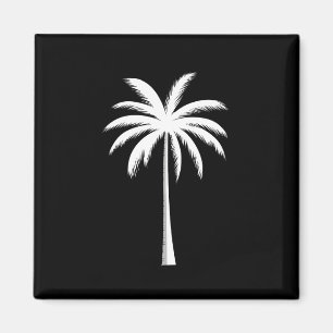 Snyggt sommarlov solnedgång strand palmer magnet