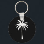 Snyggt sommarlov solnedgång strand palmer nyckelring<br><div class="desc">Snyggt sommarlov solnedgång strand palmer</div>