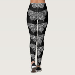 Snyggt söt-fjärilspapper leggings