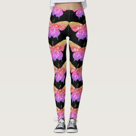 Snyggt söt-fjärilspapper leggings