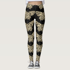 Snyggt söt-fjärilspapper leggings