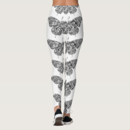 Snyggt söt-fjärilspapper leggings