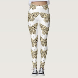 Snyggt söt-fjärilspapper leggings