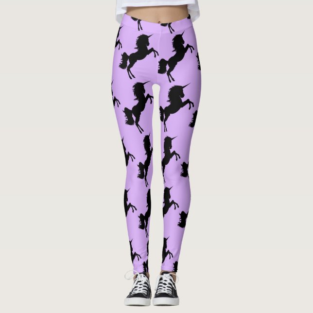 Snyggt söt unicorn legements leggings (Framsida)
