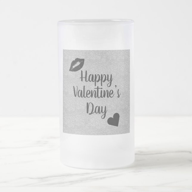 Snyggt söt Valentine Day glass mugg (Center)