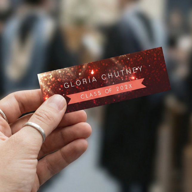 Snyggt Sparkles-kortet Student Studenten Namn (Skapare uppladdad)