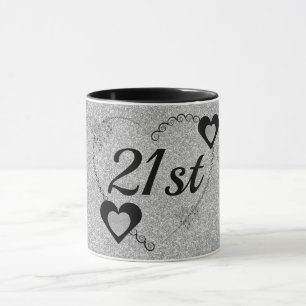 Snyggt speciell födelsedag mugg 21:a