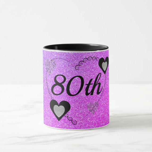 Snyggt speciell födelsedag mugg 80 (Center)