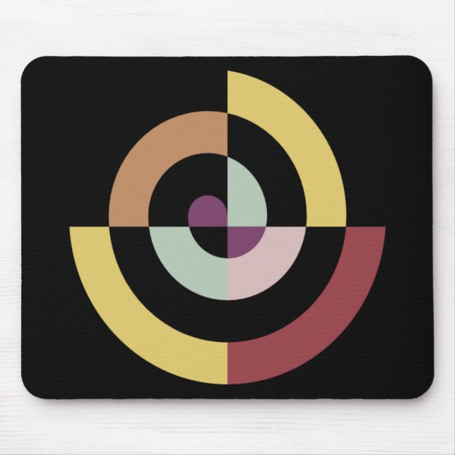 Snyggt Spiral design Musmatta (Framsidan)
