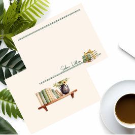 Snyggt Staplad platt Bokar för flera ändamål Anteckningskort