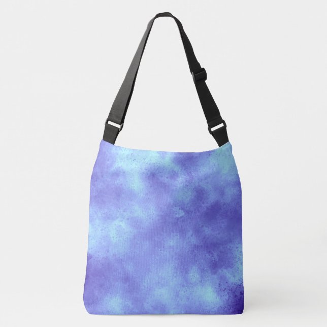 Snyggt Storm molneffekt blått Axelväska (Framsida)