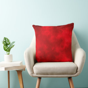 Snyggt Storm molneffekt mönster Red Black Kudde