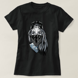 Snyggt Street Queen: Trendig T-shirt med fetstil T
