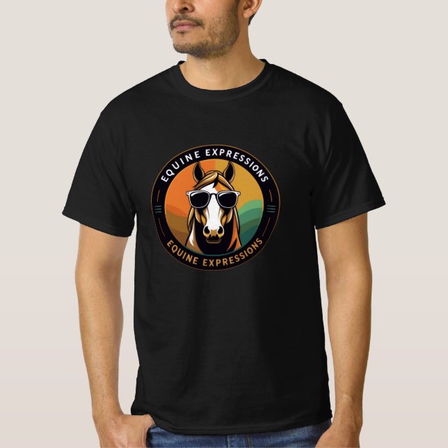 Snyggt Sunglass Horse Tee (Framsida)