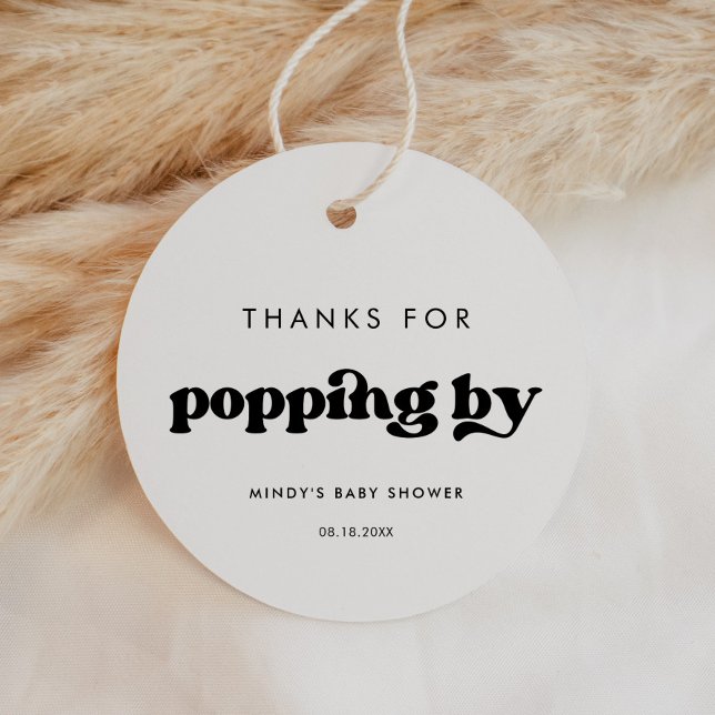 Snyggt - svartvitt Tack för att du visar Gåvor Etiketter (Skapare uppladdad)