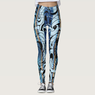 Snyggt Swirling Leggings av Joya Kväll