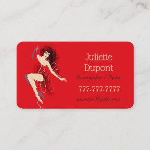 Snyggt Tailor Dressmaker Lingerie salon Visitkort
