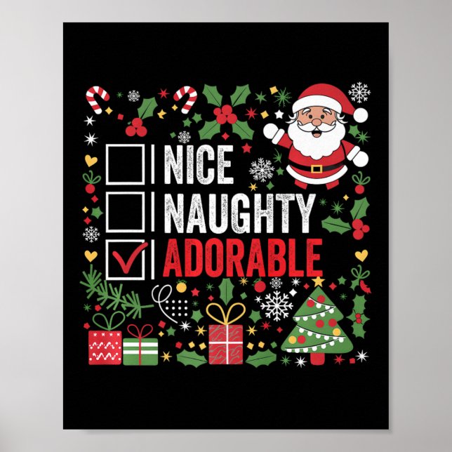 Snyggt, tajt Jultomten Poster (Framsidan)
