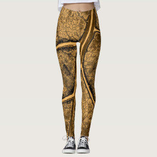 Snyggt Tan Löv Leggings