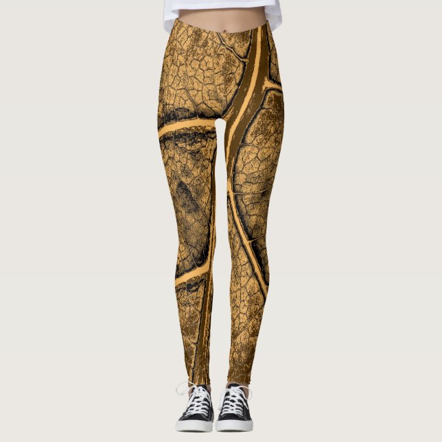 Snyggt Tan Löv Leggings (Framsida)