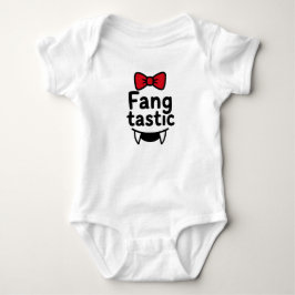 Snyggt Tandig Cute Vampyr Halloween Bebis T Shirt