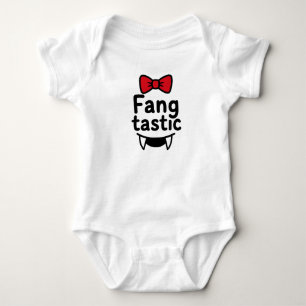 Snyggt Tandig Cute Vampyr Halloween Bebis T Shirt
