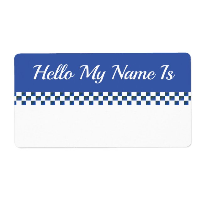 Snyggt Tävling - Kontrollerad Namn-märkning Fraktsedel (Framsidan)