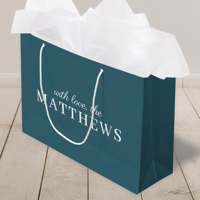 Snyggt Teal | Modern minimal Trendig blå Namn (Skapare uppladdad)