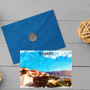 Snyggt Teneriffa Spanien Kanarieöarna Vykort