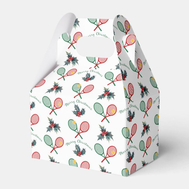 Snyggt 🎄 🎾 tennis presentaskar (Framsidan Sidan)