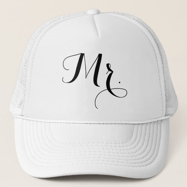 Snyggt Text Hat - Groom Trucker Cap Gift Keps (Framsida)