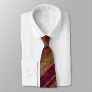 Snyggt Texturerad diagonal Rand Lila & brun Slips