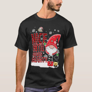 Snyggt till bevisad Naughty Santa List jul Xma T Shirt