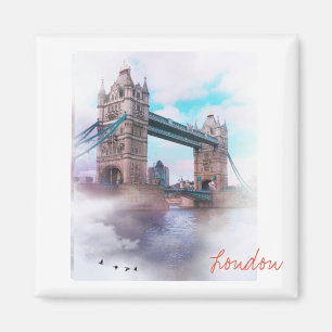 Snyggt Torn Bridge London UK Magnet