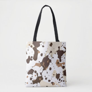 Snyggt Tote Bag med Abstrakt Splatters Tygkasse