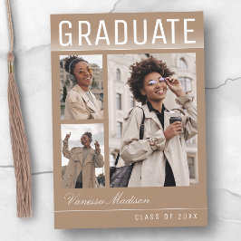 Snyggt Trendig Chic 3 Photo Taupe Beige Studenten Meddelande